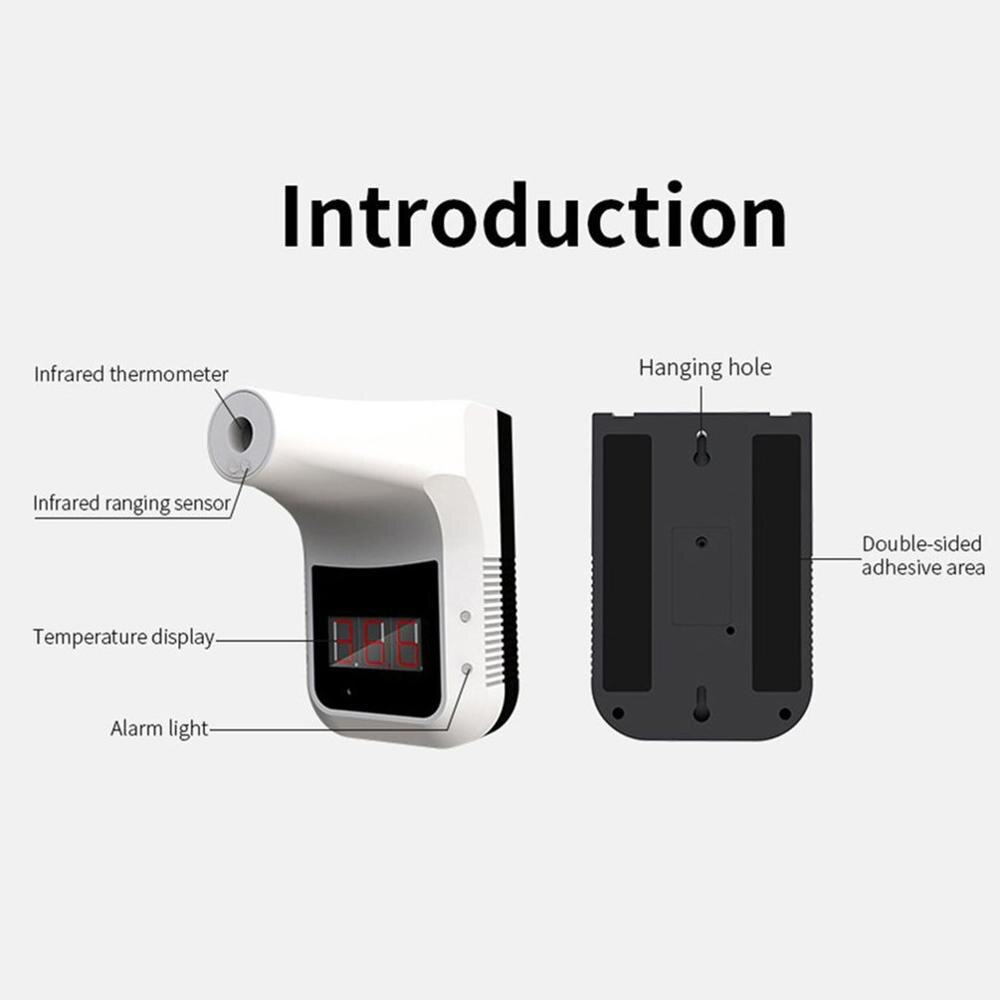 Fixed K3 Infrared Thermometer Non-Contact Wall-Mounted High Temperature Alarm Automatic Induction High Precision