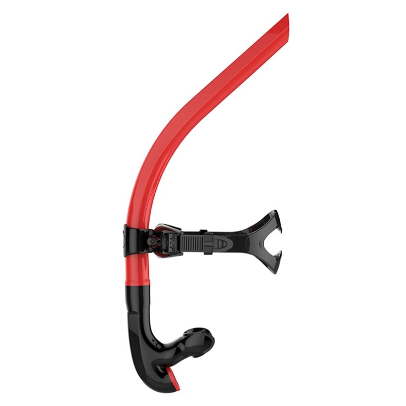 Open Top Swimming Breathing Tube Snorkel Underwater Diving Snorkeling Equipment Gear for Learner Beginer: Red