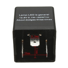 12 v 3-PIN 0.02A-20A Elektronische LED Verstelbare Flasher Relais Voor Richtingaanwijzer Blinker