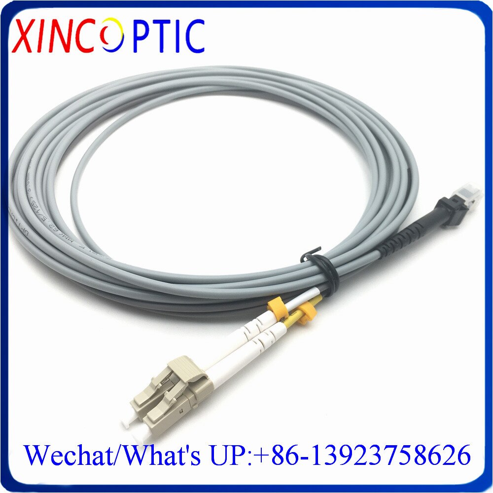 1/2/5/10/15/20M MM OM1 62.5/125 3.0mm Duplex LC-MTRJ Twin Armored Fiber OpticCable,MTRJ to LCPC Fiber Optic Patch Cord Connector