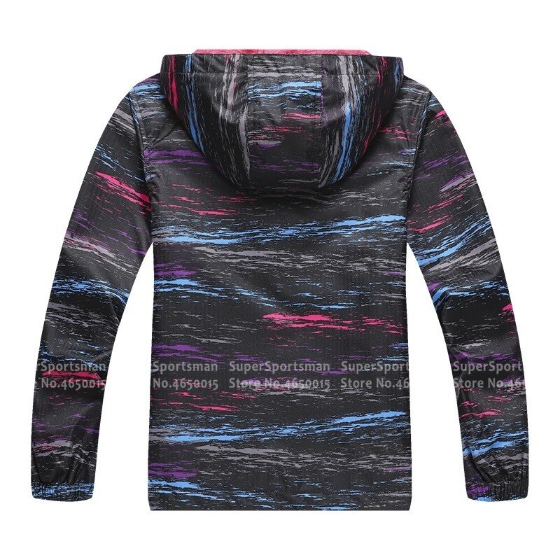 Autumn Kids Rain Waterproof Jackets Soft Shell Children Hiking Windbreaker SoftShell Outdoor Hooded Coat Camping Fishing Outfits