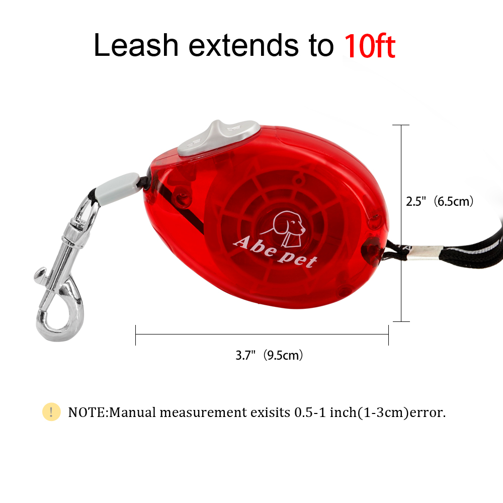 3M Retractable Small Dog Leash Automatic Dog Cat Leash Belt Extending Pet Lead for Small Dogs Puppy Collar Harness Accessories