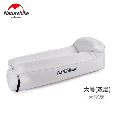 Naturehike Tragbare Aufblasbare Luft Sofa draussen Strand Sofa Faltbare Liege Freizeit Liegen Stuhl Salon Faul Sofa NH: Weiß