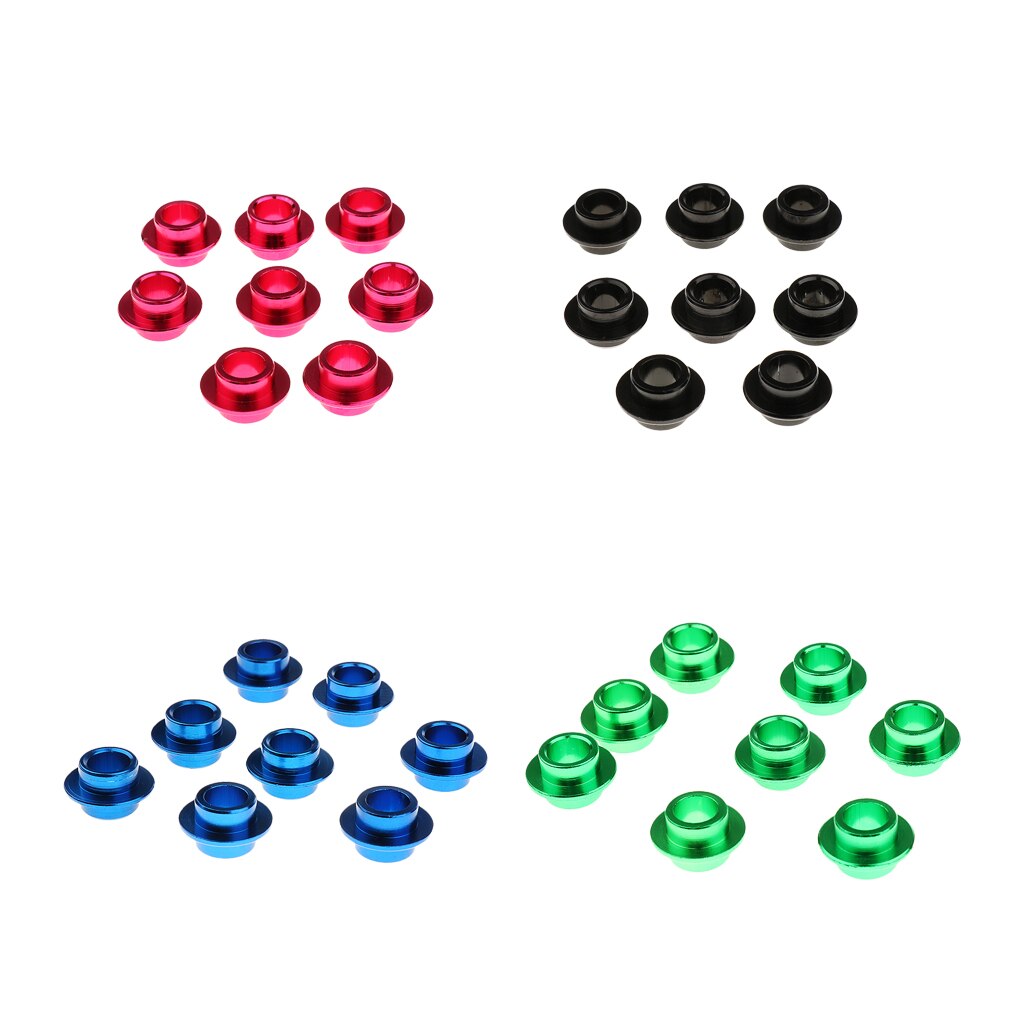32 Pieces Assorted Color Inline & Roller Skate Skates Wheel Center Bearing Bushing Spacer