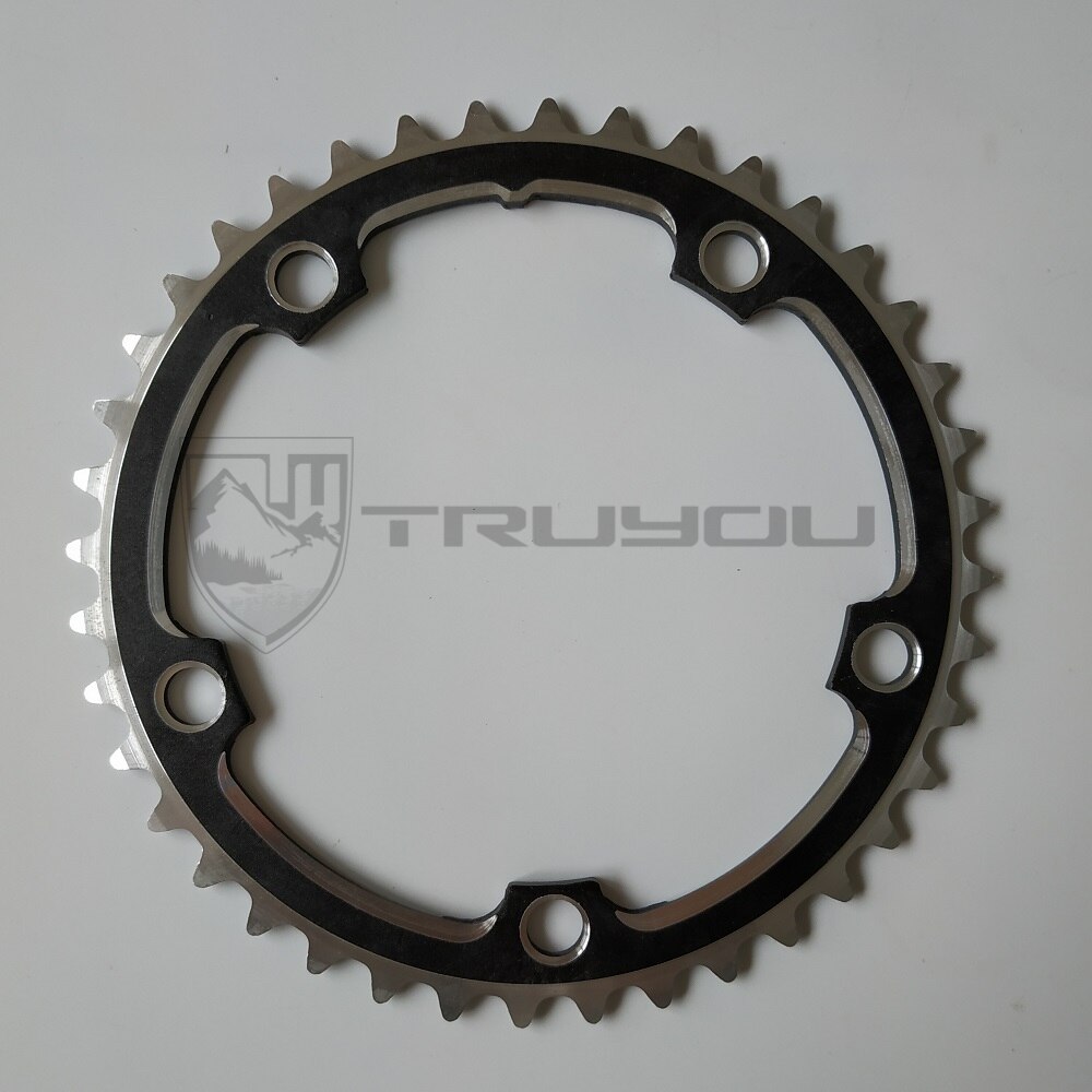 TRUYOU route vélo plateau 130 BCD roue à chaîne 38T 39T 40T 42T 44T 46T 48T 50T 52T 53T 56T vélo pliant CNC 3/32": 40T