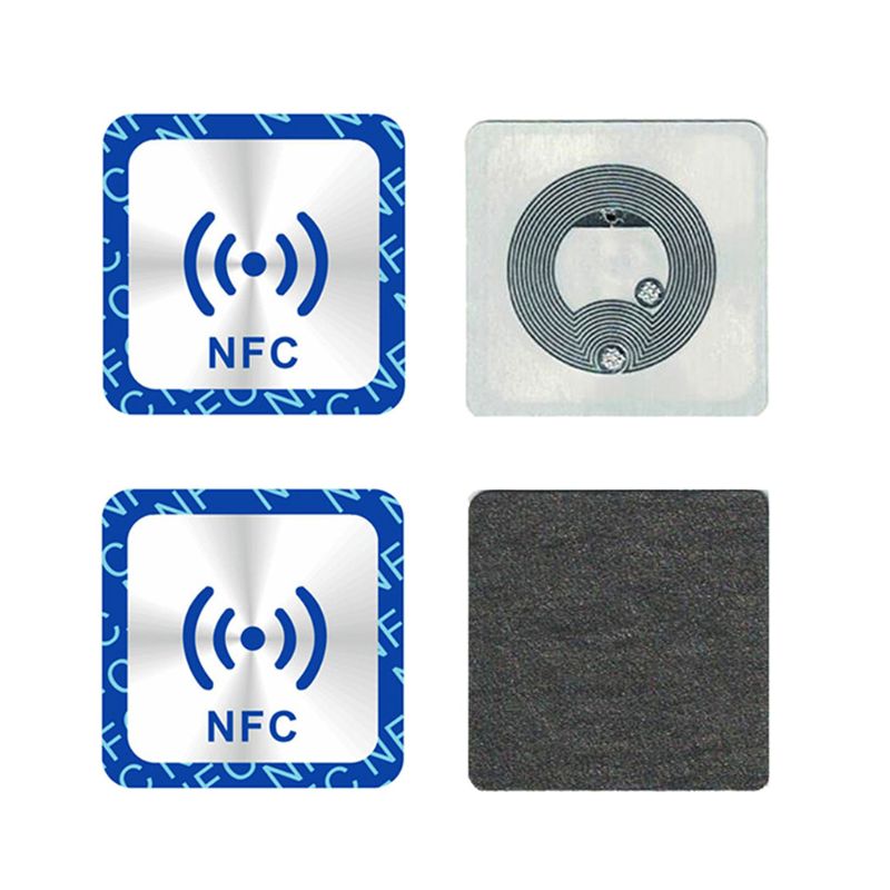 6PCS Universal NFC Ntag213 Tag Anti Metal Sticker NTAG 213 Metallic Badges Label G92E