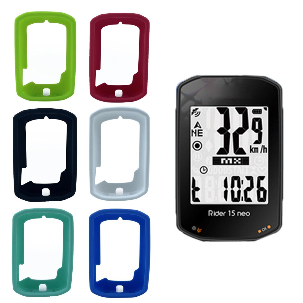 Custodia Protettiva in Silicone per IGPSPORT BSC100S/ BSC100 Nera Protezione per Computer GPS da Bicicletta con Pellicola Protettiva per Schermo