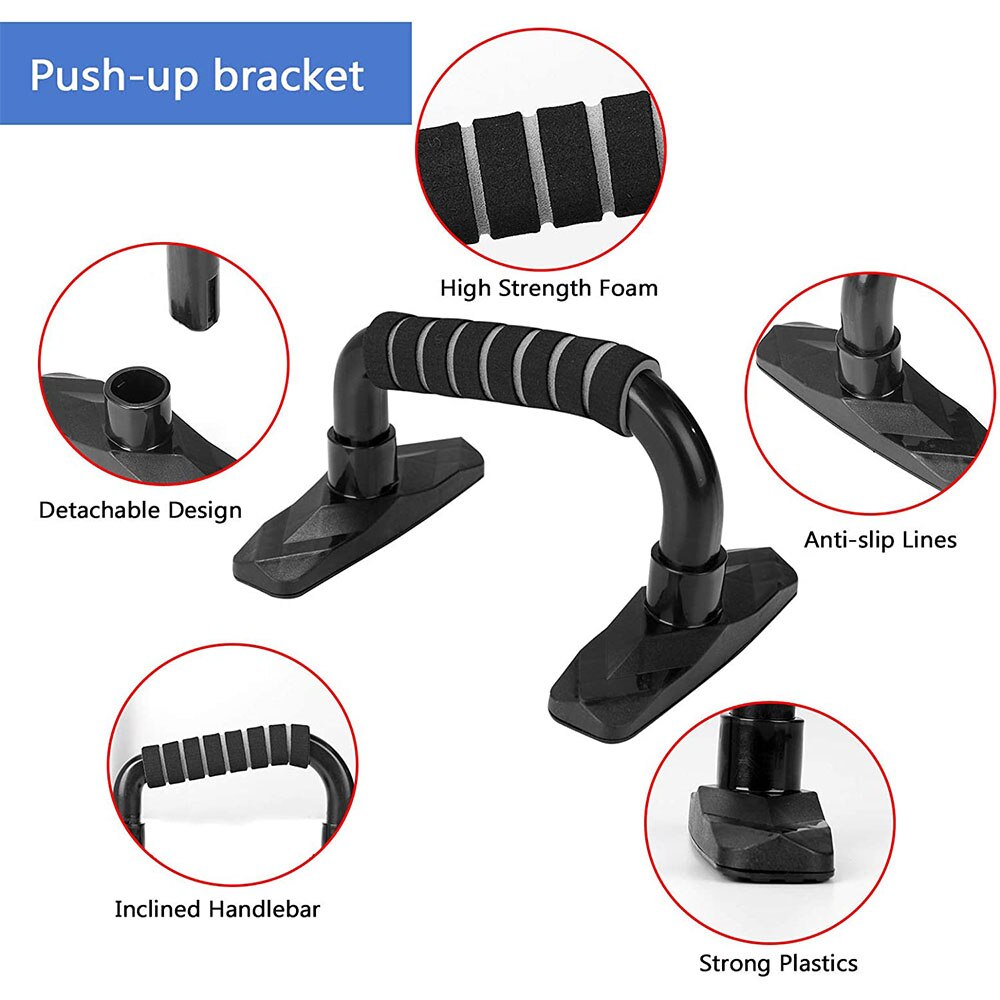 Mini rodillo Abdominal de doble rueda para Fitness, barra de dominadas, equipo de ejercicio para el hogar, tabla de realce, cuerda de saltar para entrenamiento