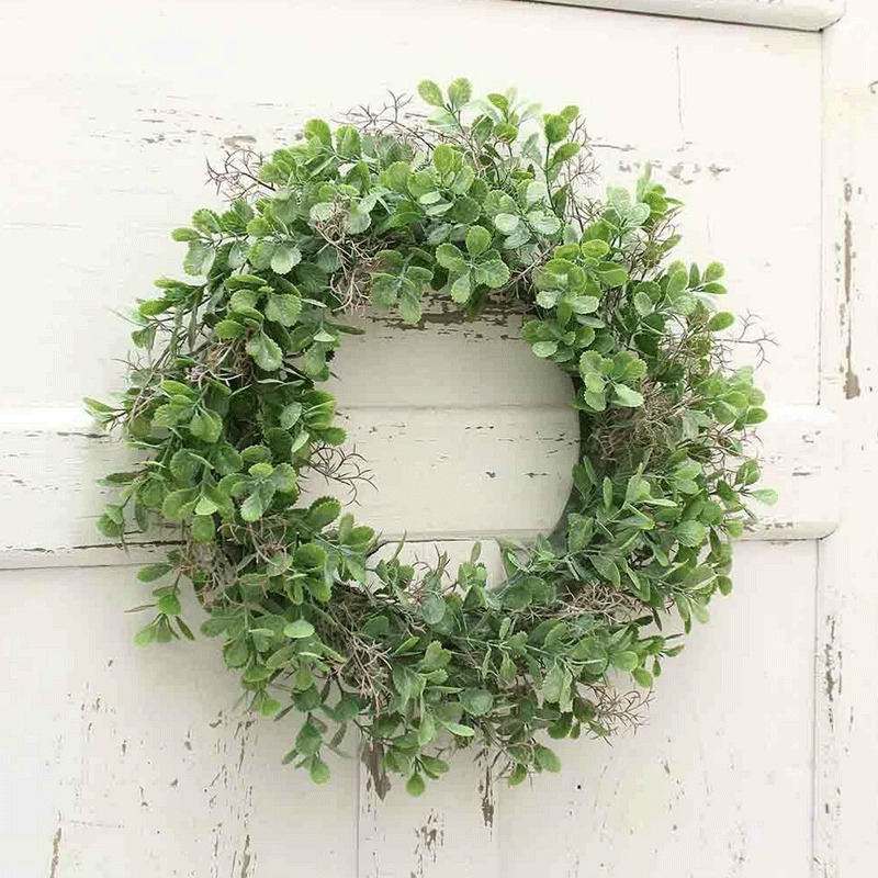 Guirlande d'herbes à fleurs | Décoration pour porte, plante artistique, verte, décorative, décorer votre maison et donne une allure vibrante,