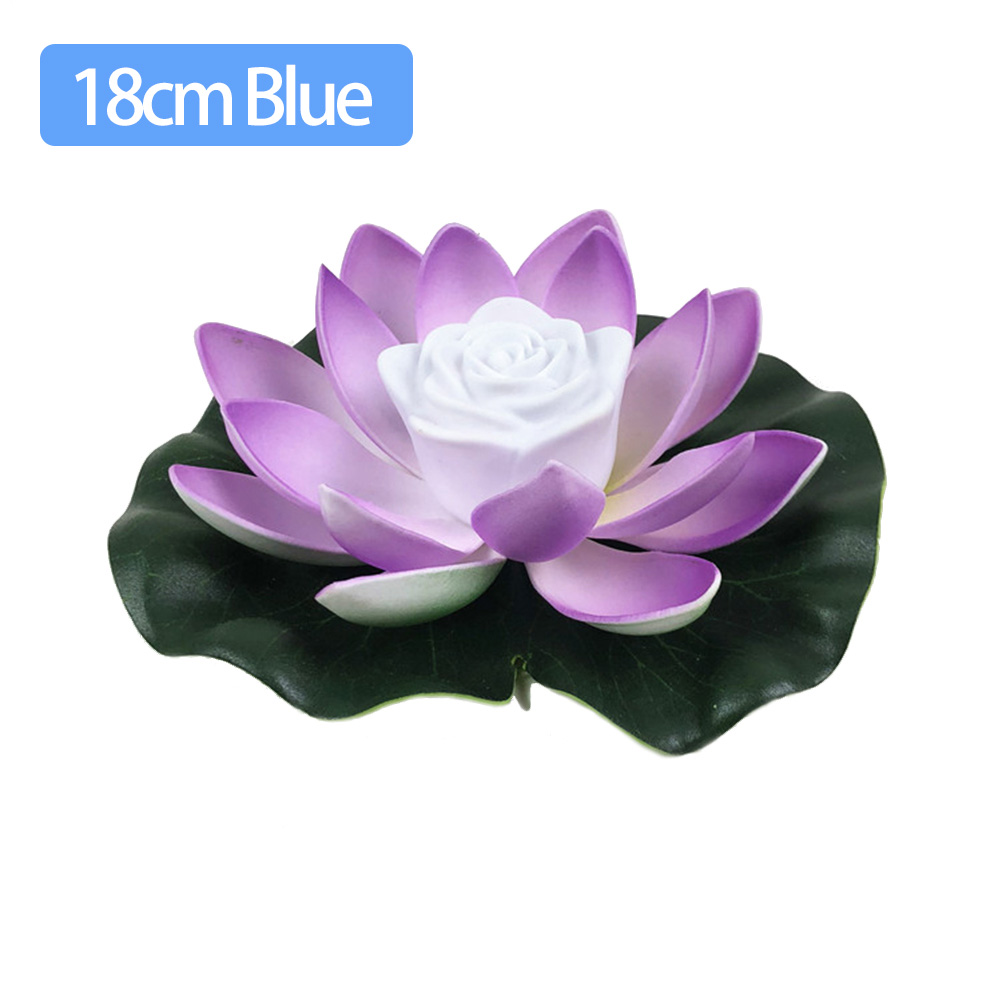 LED wasserdicht schwimmende Lotus Licht batterie betrieben künstliche Lilie Blume Nacht lampe Teich Pool Garten Fisch Tank Wasser dekor: changeable