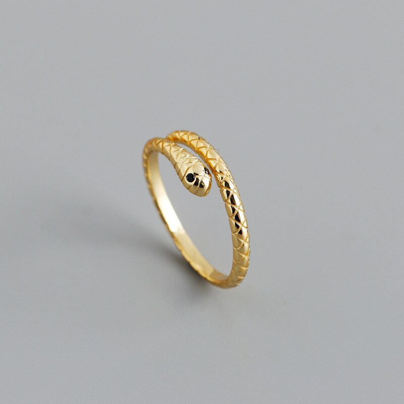 Bague en argent Sterling 925 véritable pour femmes, bijoux fins et minimalistes avec cœur creux, réglable, de fête