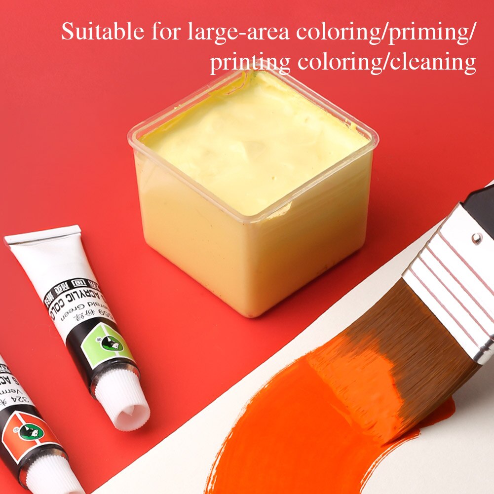 Acrylic 7 style Watercolor Brush Clean Artist Oil Tool Acrylic Painting Set Art Supplies Easy Nylon Paint Brushes