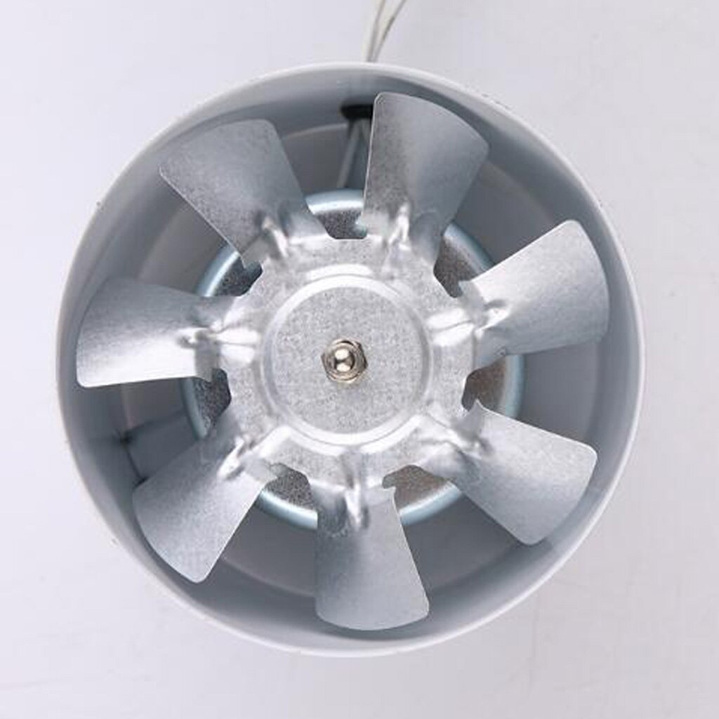 100mm/4 Inch 20W Booster Fan Inline Duct Air Vent Blower For HVAC Exhaust Intake Wall Exhaust Fan Cooled Hydroponic