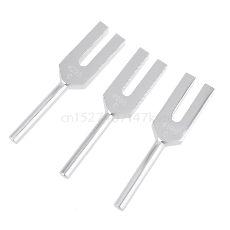 3 stücke Engel Kristall stimmen Gabel 4096Hz/4160Hz/4225Hz C Aluminium Legierung stimmen Gabel