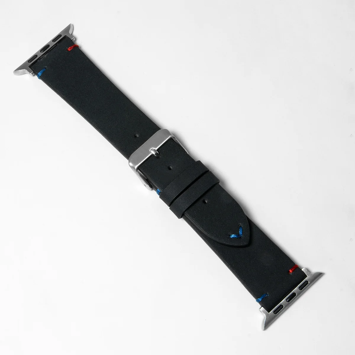 Bracelet pour Apple Watch Ultra/2 49mm 38/40/41/S10-42mm 42/44/45/46/49mm bracelet de montre en cuir pour iwatch 10 9 8 7 4 5 6 se accessoires: 18mm / 橄榄绿