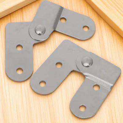 2 Pcs Attic Ladder Hardware Kit Hinges Folding Heavy Duty Replacement