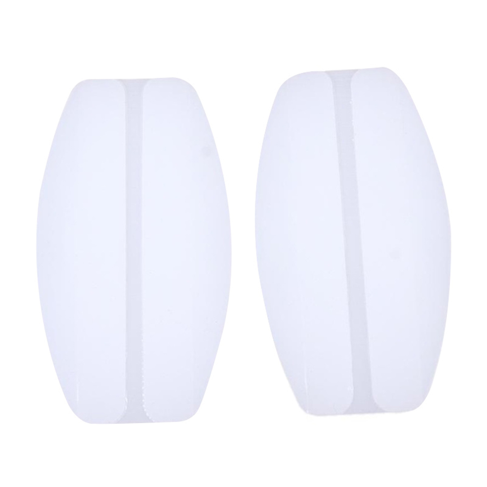 3 Pairs Antislip Beha Band Pad Kussen Silicone Schouder Pad Zachte Band Houder Ondersteuning Beha Relief Pijn Voor vrouwen Hogard: White