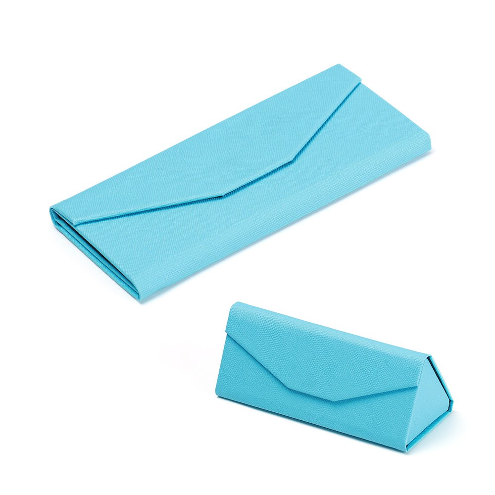 Foldable Sunglasses Case Transparent Korea Cloth Glasses Box Ecofriendly Eyewear Eyeglasses Protector Container For Sunglasses: blue