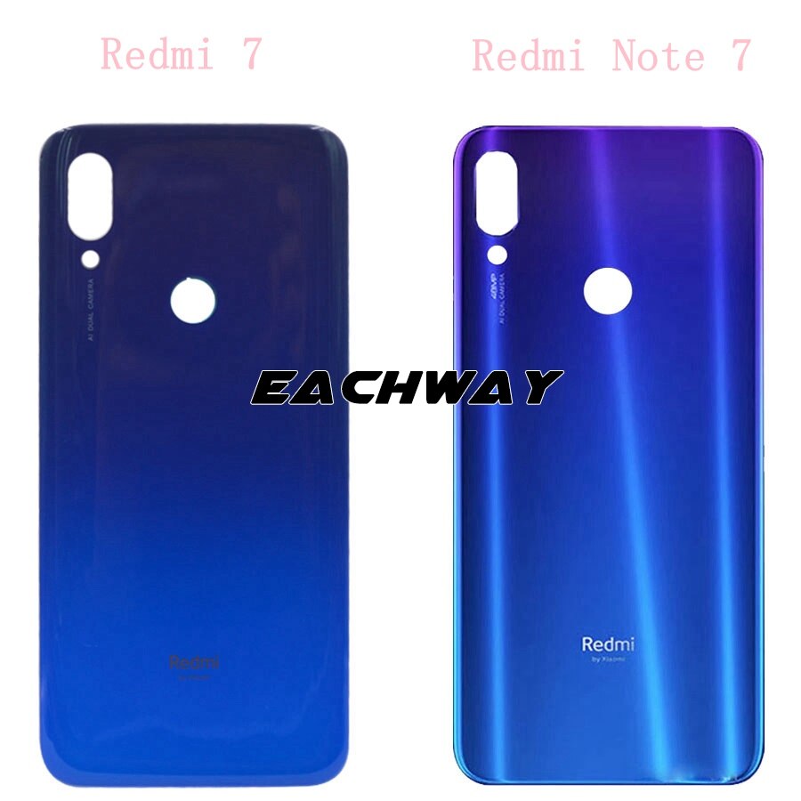 Per Xiaomi Redmi Note 7 Pro copribatteria posteriore Redmi 7 Note7 custodia posteriore custodia per Redmi Note 7 coperchio vetro batteria