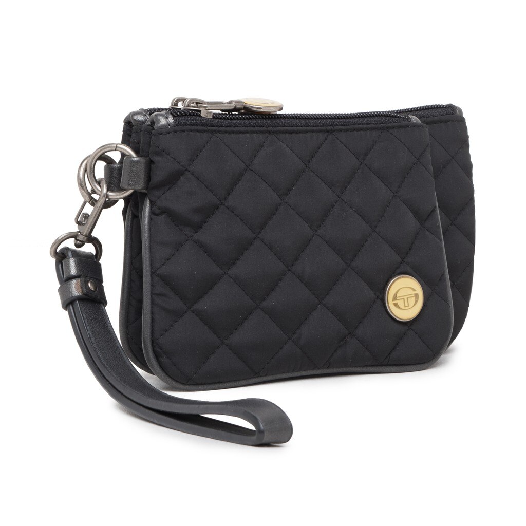 SERGIO TACCHINI BORSA DONNA NERO ARGENTO