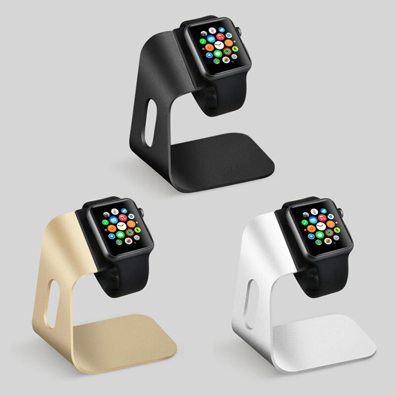 Smartwatch Halter Ständer Universal Ladegerät Dock Station Für Apple Uhr Aluminium Tragbare Halter Lade Dock Für ich Uhr 4 3 2