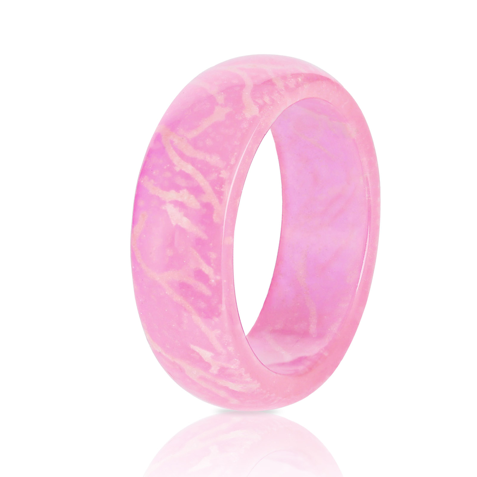 Bagues lumineuses pour fissures, anneau lumineux brillant dans la nuit, bijoux unisexe, décoration pour femmes et hommes: 8 / Violet