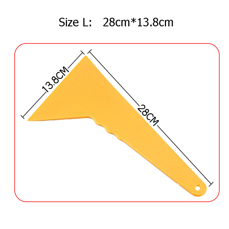 Spatola per oscuramento vetri auto, raschietto per installazione pellicole oscuranti per auto, raschietto per rimozione ghiaccio, strumento di pulizia: Oro