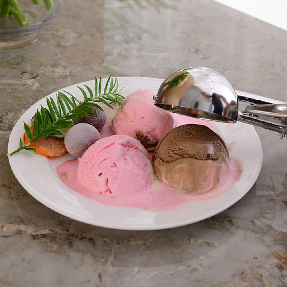 Ice Cream Spoon Stainless Steel Ice Cream Spoon Factory Direct Ice Cream Spoon Ball Scooping Watermelon Spoon