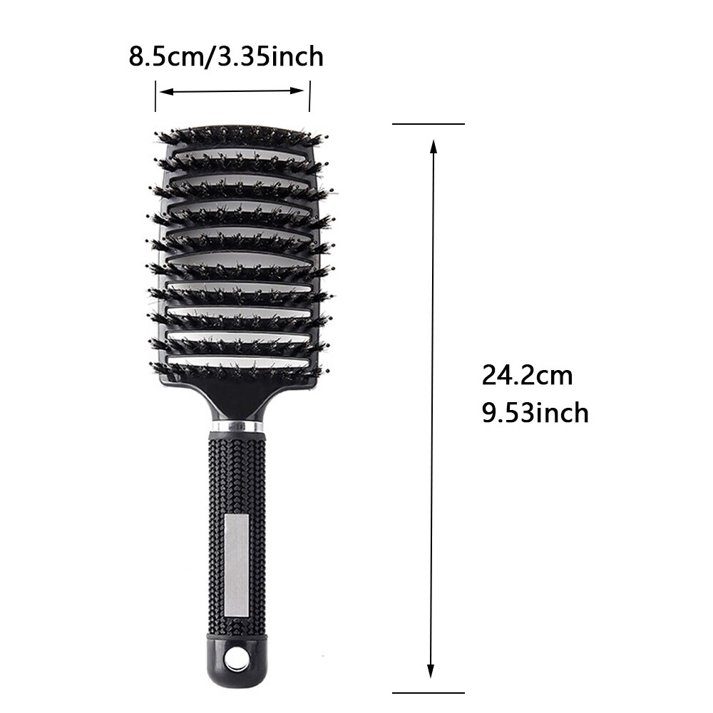 Peine cepillo de pelo Afro peines profesionales de peluquería peluca para reflejos cortes de pelo salón herramientas femeninas accesorios extensiones: black
