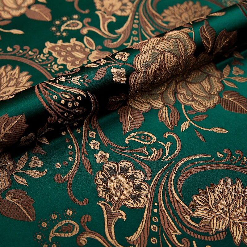 peony brocade fabric 50cm*75cm satin cloth custume imitation silk material: 8