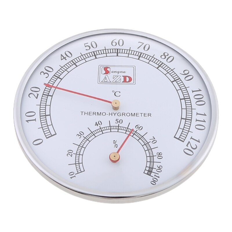Sauna termometer rustfrit stål sag damp sauna rum termometer hygrometer bad og sauna indendørs udendørs brugt