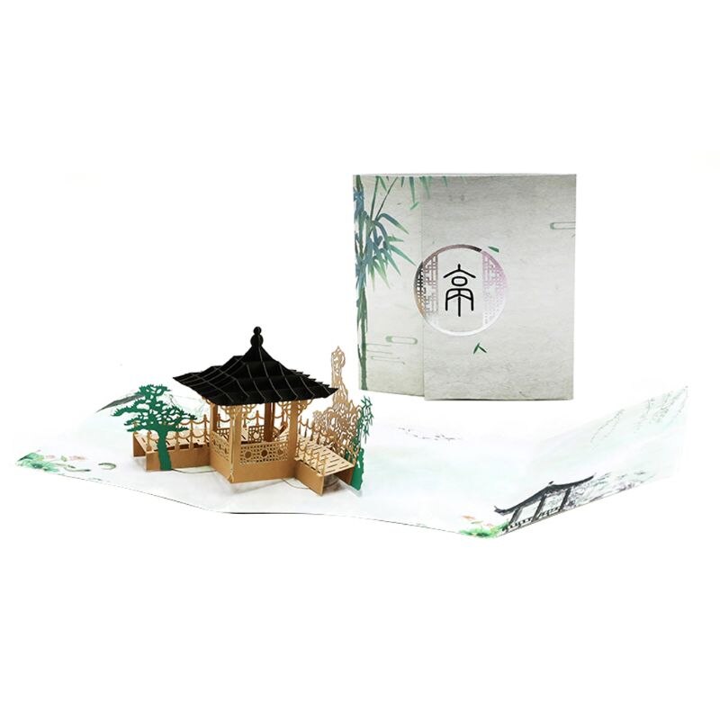 3D Pop Up Cake Greeting Cards Postcards Invitations with Envelope Birthday Party