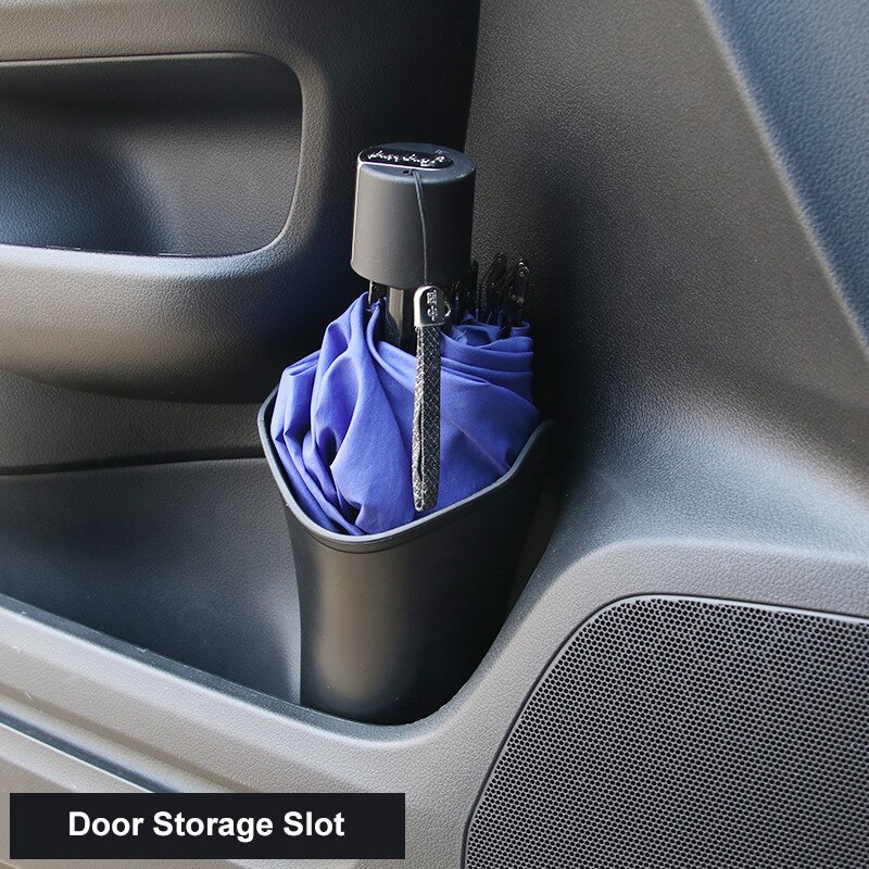 Qhcp Vouwen Multifunctionele Opslag Emmer Paraplu Emmer Auto Seat Back Paraplu Opslag Emmer Accessoires Voor Alle Auto &#39;S