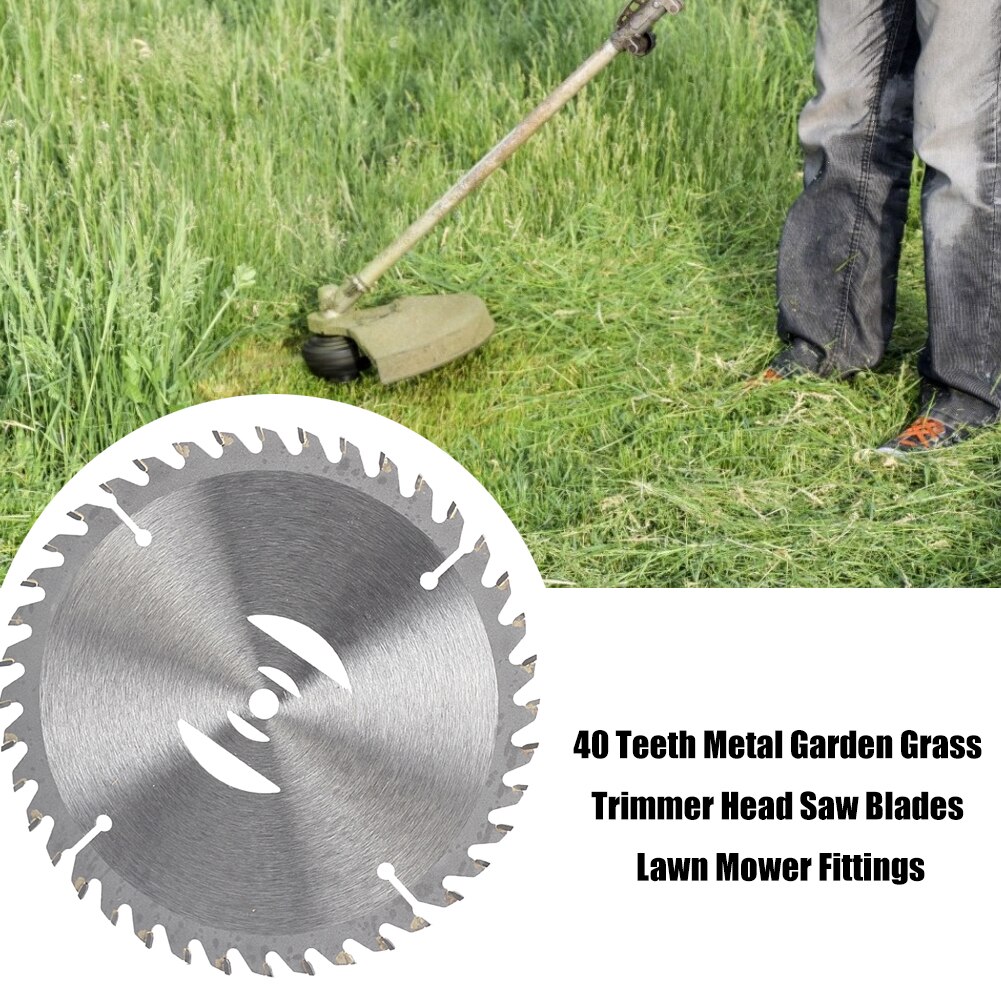 150mm 40 Teeth Metal Grass Trimmer Head Blade Replacement Electric Weeder Saw Blades Lawn Mower Fittings Accessories for Garden