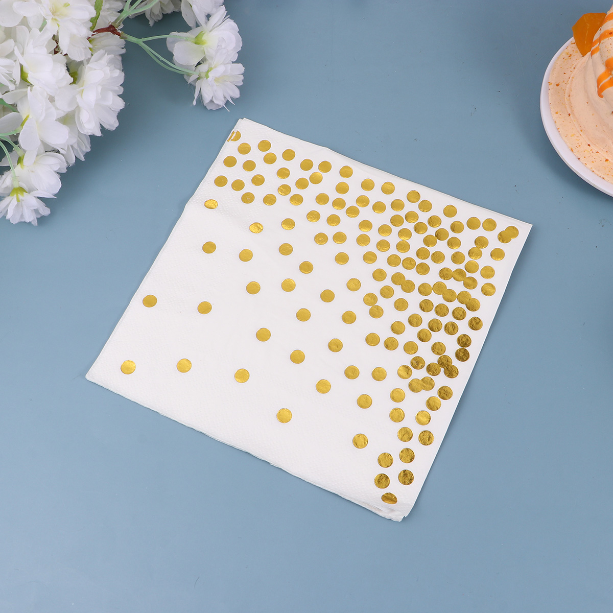 50 pcs Printed Decorative Polka-dot Party Supplies for Restaurant