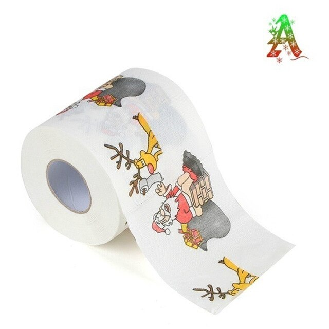 Kerst Patroon Serie Roll Papier Kerst Decoraties Prints Leuke Wc Papier Kerst Decoraties Voor Thuis: A-25M