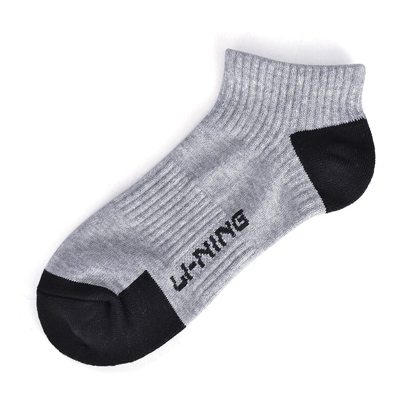 Li-Ning Unisex Training Serie Sport Sokken 24-28 Cm 58.7% Katoen 39.2% Polyester 2.1% Spandex Voering Sport sokken AWSP306 NWM466