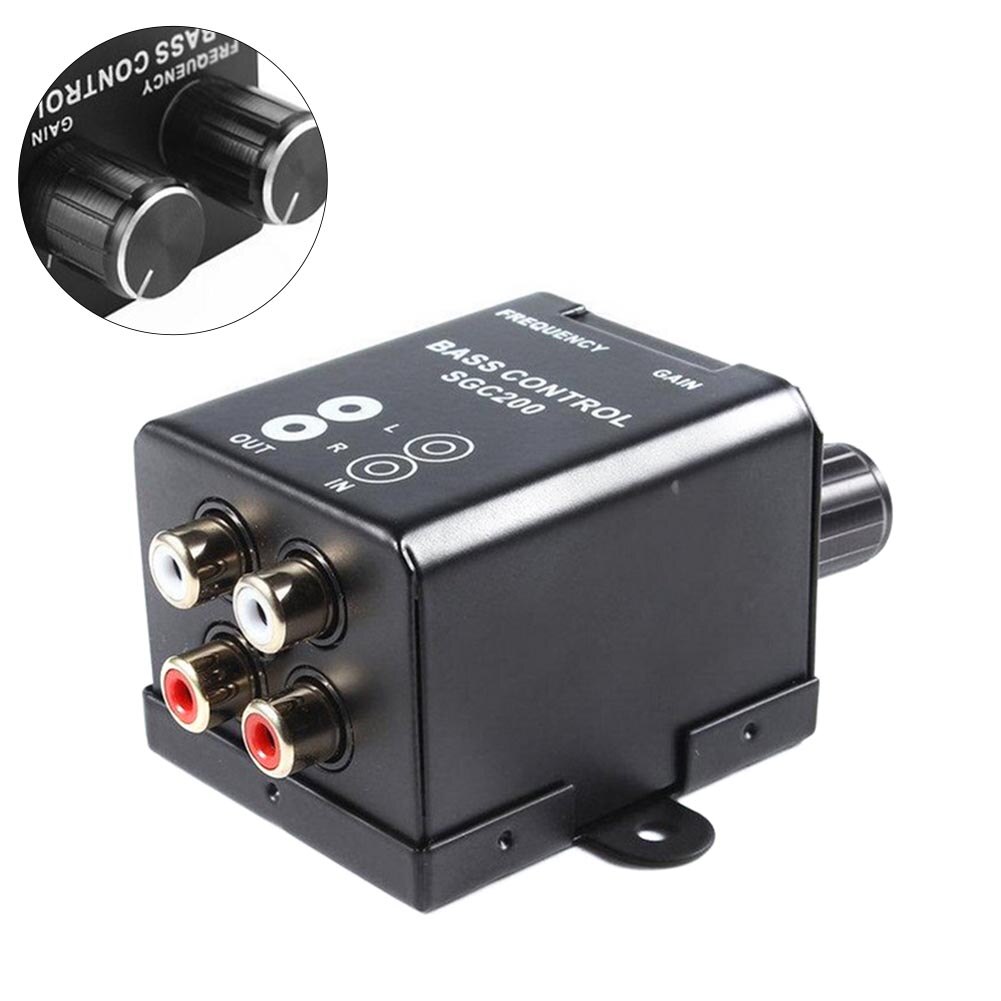 Regulator Auto Audio Knop Bass Controller Volume Bedienen Versterker Subwoofer Universele Professionele Praktische Remote