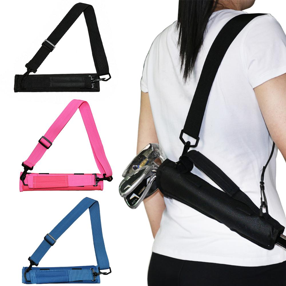 Club de Golf Sac De Rangement Portatif Extérieur Peut Installer 4 Boule Clous Diagonale Pièces Jointes Accueille 3-5 Clubs Simple Bouton-Pression