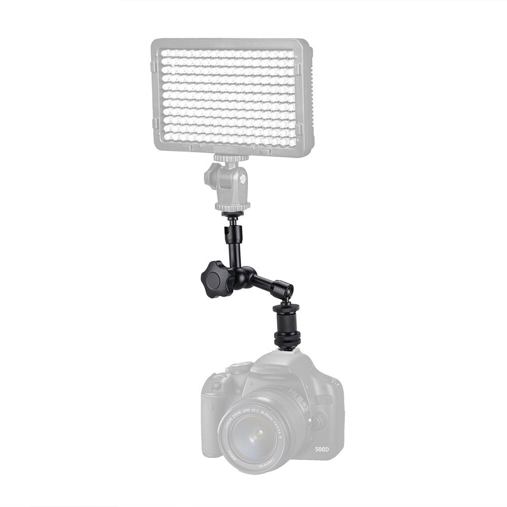 7 Inch Magic Arm with Super Clamp - Adjustable Friction Articulating Arm for DSLR Camera Accessories, LCD Monitor, LED Video Light