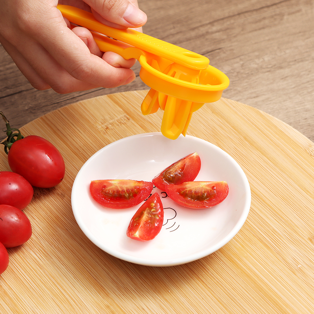 Coupe-tomate, outils de raisin, cerise, cuisine, Pizza, séparateur de fruits, artefact, petits accessoires pour tomates, Gadget de coupe manuelle