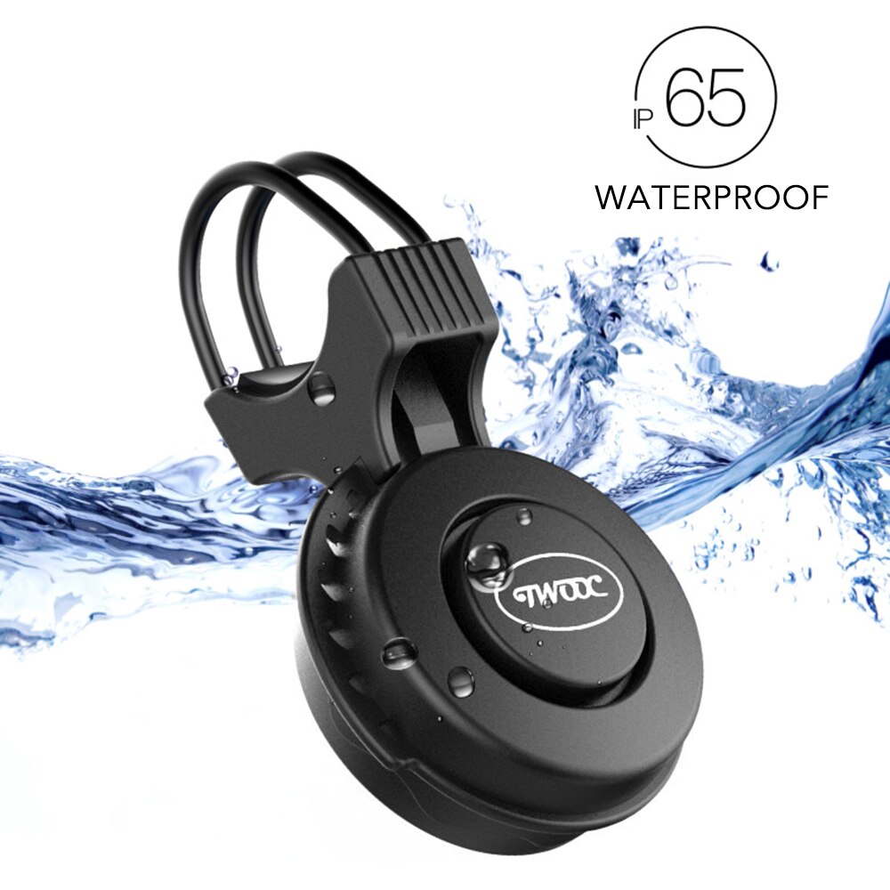 Twooc elektrische fietsbel  ip65 waterdichte universele zwarte usb oplaadbare fietsstuurringen met laag stroomverbruik