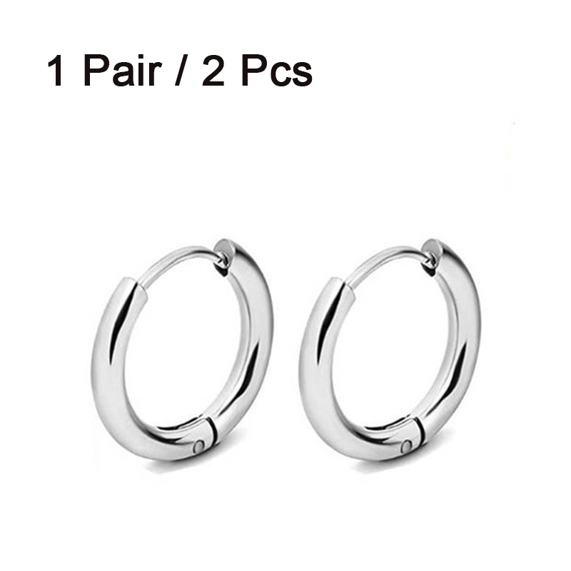 Mini Hoepel Oorbellen Roestvrij Stalen Oorbellen voor Vrouwen Mannen Goud Kleur Tiny Kraakbeen Oorbel Piercing Pendientes Mujer Hombre