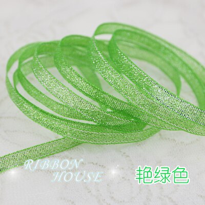 Ruban en Satin coloré cristal corail rose, 1/4 pouces (6mm), pour emballage noël anniversaire, bricolage: emerald green