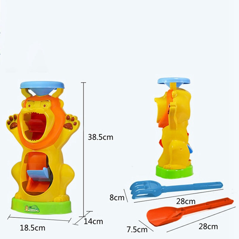 Children&#39;s Beach Sandglass Toy Set Large Sandglass Shovel Sand Bucket Sand Pond Toy For Baby Children Bathroom