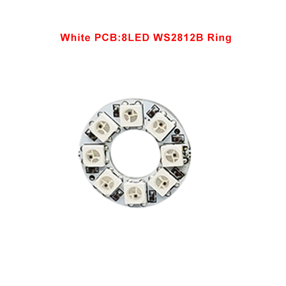 Dc 5V Led Ring Ronde Module 8/16/24/35/45 Pixel Individueel Adresseerbare Ws2812 Rgbic Cirkel Strip Licht Diy Smd5050 Full Color: Blauw