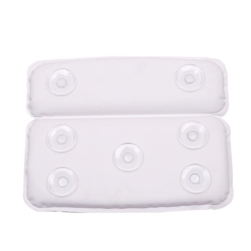 Spa antislip gewatteerd badkussen spa kussen bad hoofdsteun kussen met zuignappen voor nek en rug badkamerbenodigdheden