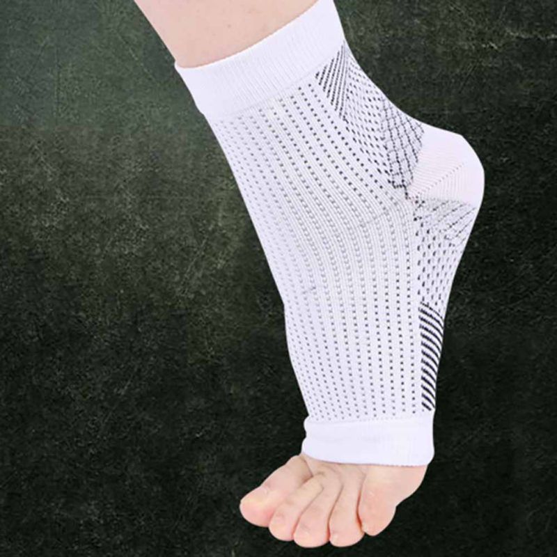 Elastische Compressie Sport Protector Basketbal Voetbal Enkel Ondersteuning Brace Guard Outdoor