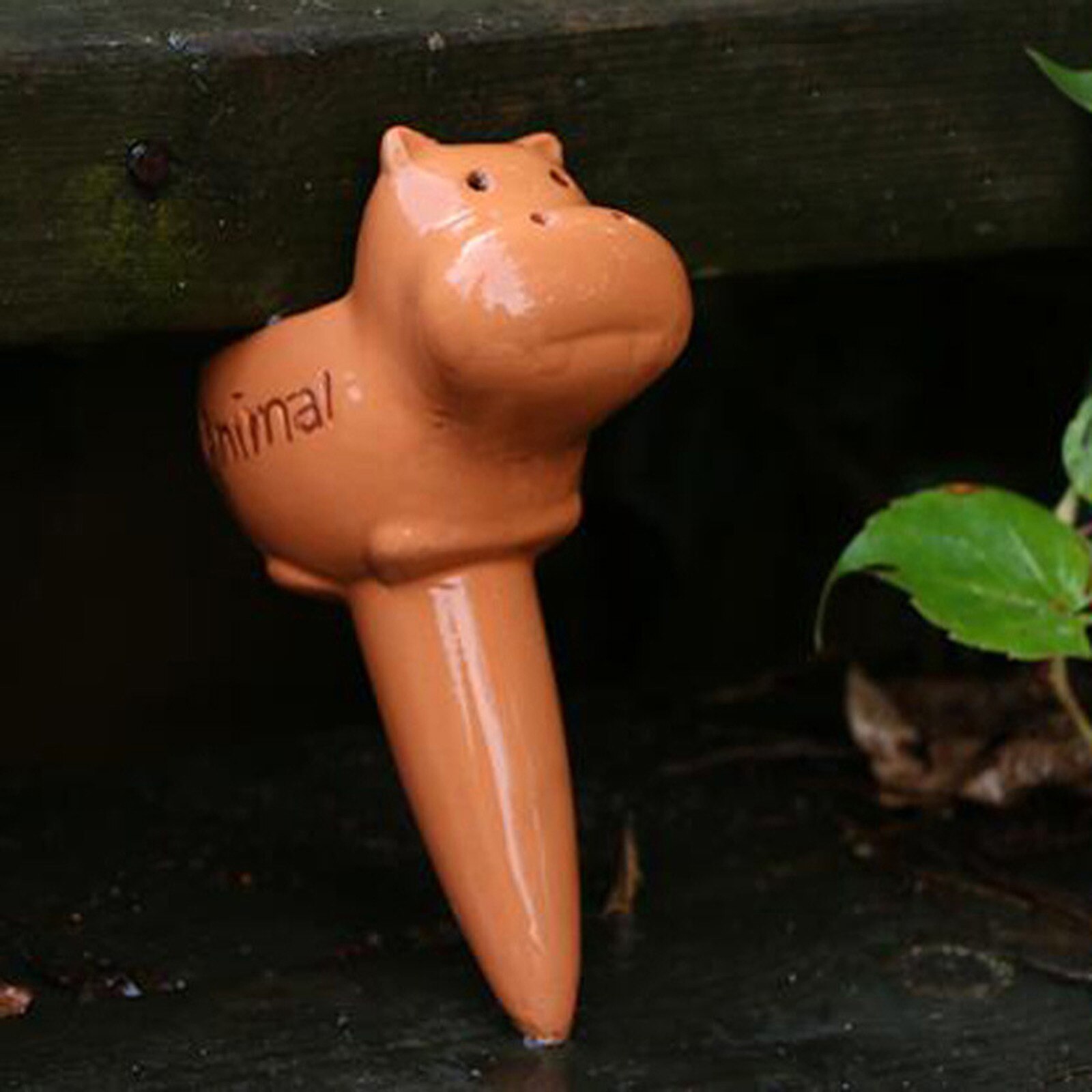 Animal Shape Plant Watering Spikes Self Watering Spikes Terracotta Plants Automatic Flower Garden Adjustable Watering Device: E