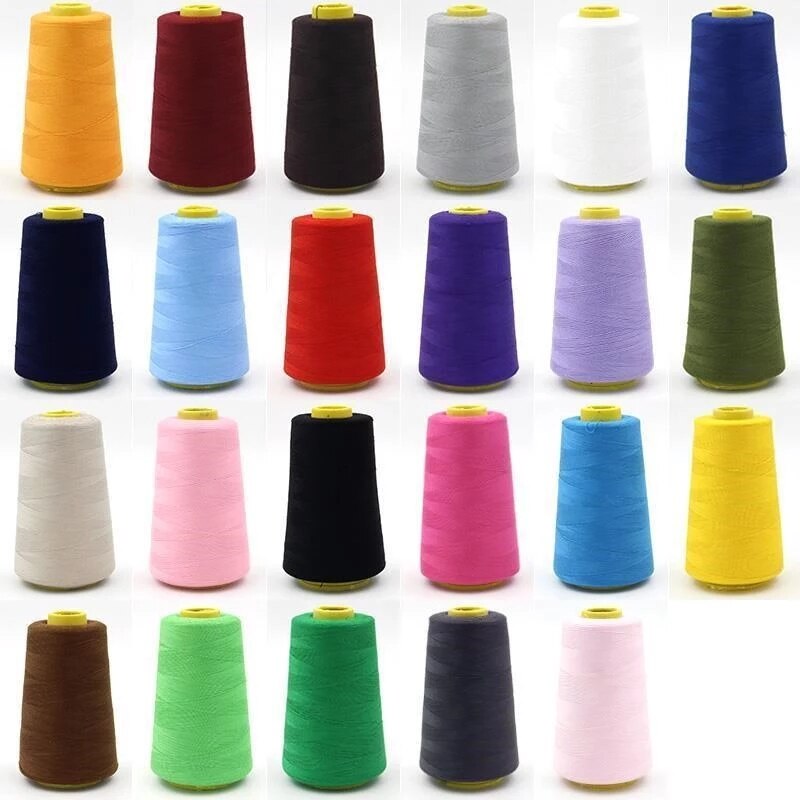 3000 Yards Length Sewing Thread 40S/2 Threads Polyester Thread Multicolor Spool Sewing Accessories